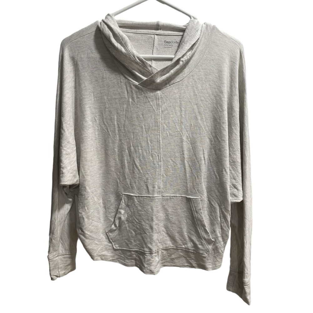 GapBody Pure Body‎ Sleep Hoodie size XS Grey/White Marbled